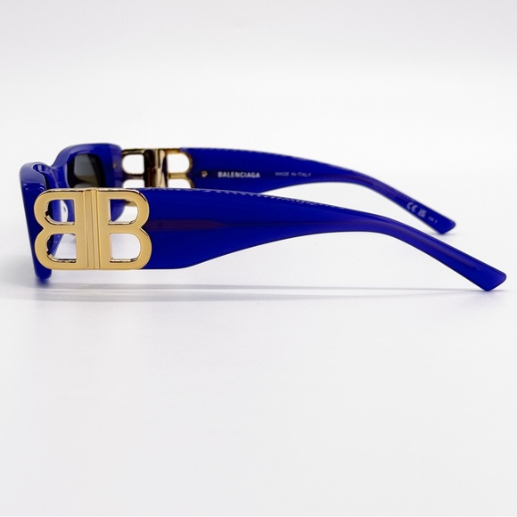 NEW BALENCIAGA BB0096S 004 SQUARE VIOLET GREY UNISEX SUNGLASSES BALENCIAGA - Picture 7 of 12